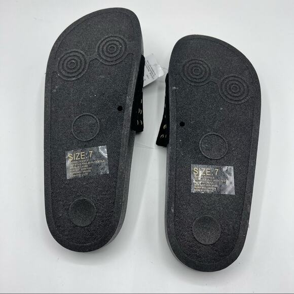 MixIt Womens Embellished Pearl Style Pool Slide Shoes Sz 7 - Picture 8 of 10